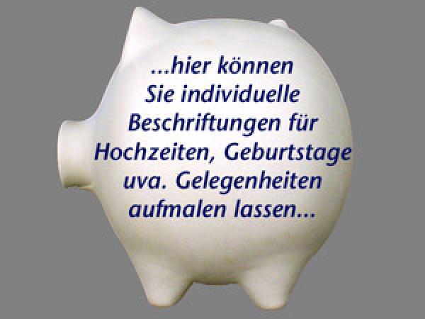 Sparschwein groß Elli blau