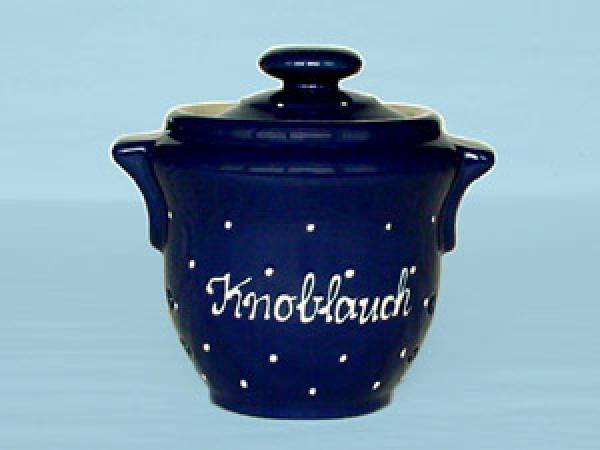 Knoblauchtopf blau 1 Punkt