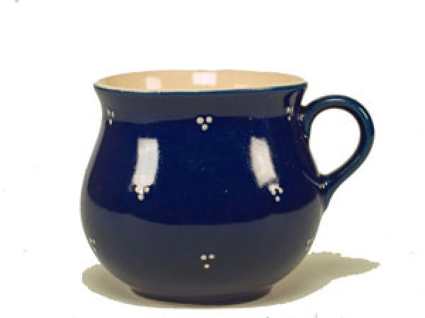 Mollytasse blau 3 Punkt