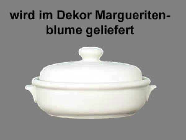 Brottopf klein Dekor Margueritenblume