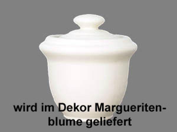 Zuckertopf Dekor Margueritenblume