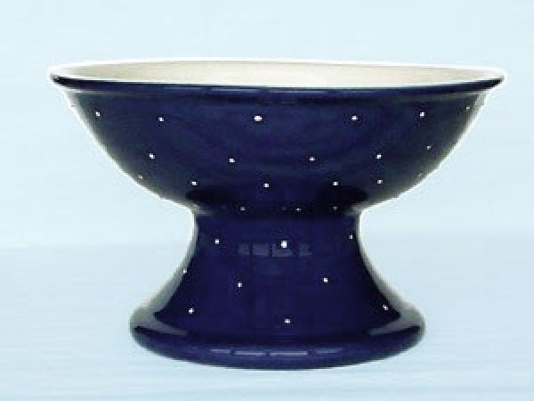 Fruit bowl with foot blue 1 point