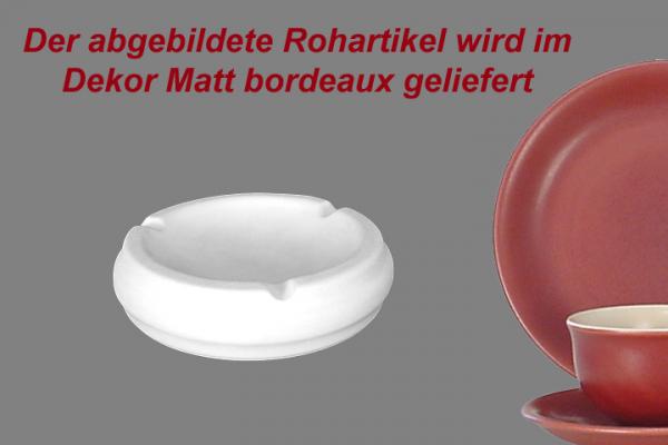 Ascher 15cm  matt bordeaux