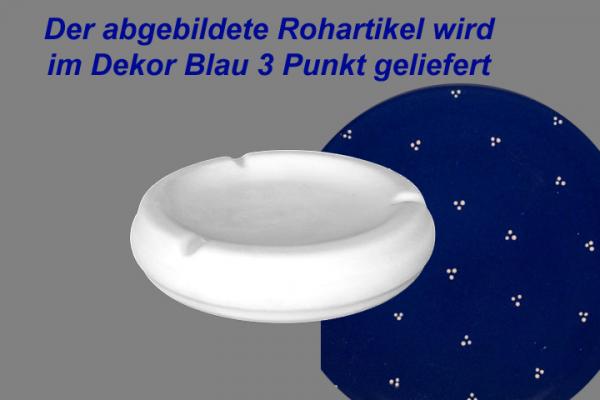 Ascher 18 cm blau 3 Punkt