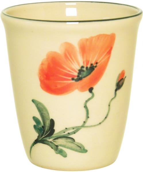 Becher Bacchus Mohn