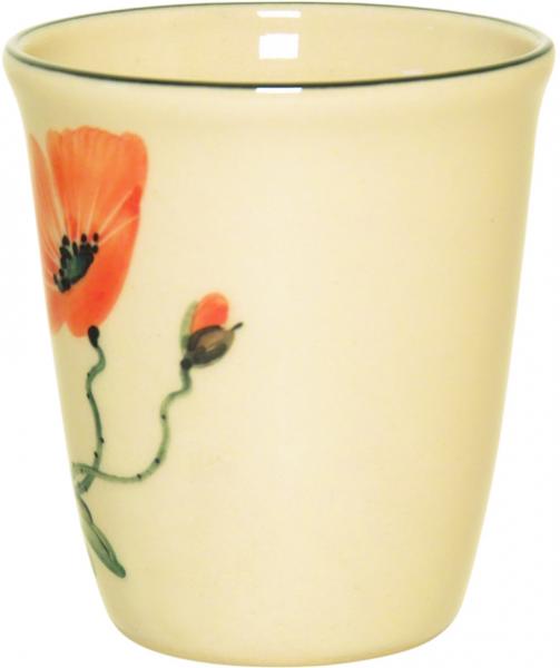 Becher Bacchus Mohn