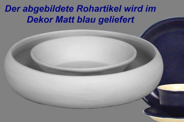 Blütenkranz Voll matt blau