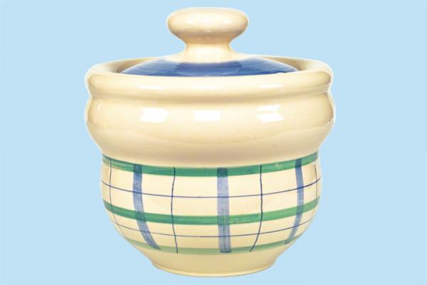 Bowle karo grün-blau