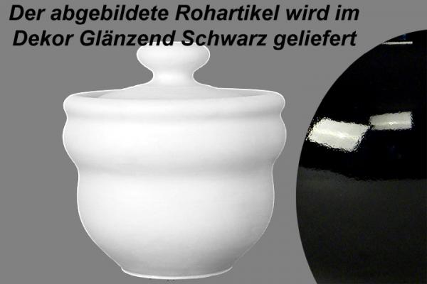 Bowle glänzend schwarz