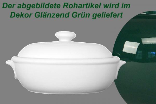 Brottopf groß glänzend grün