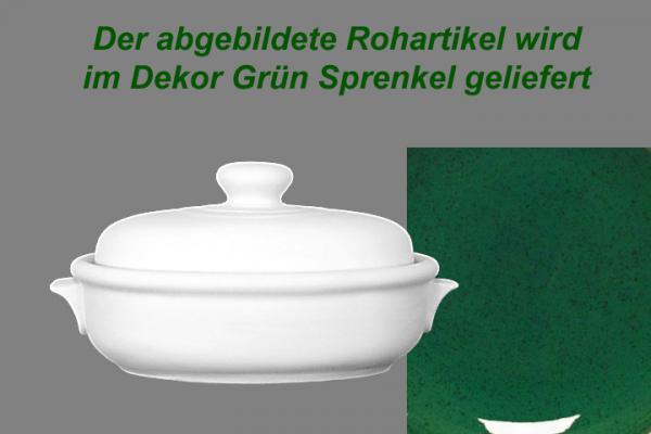 Brottopf klein grün Sprenkel