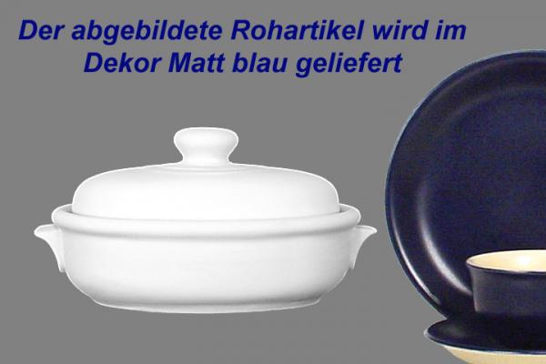 Brottopf klein matt blau