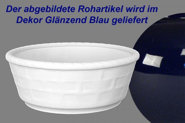 Brötchenkorb glänzend blau