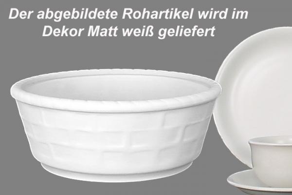 Brötchenkorb matt weiß