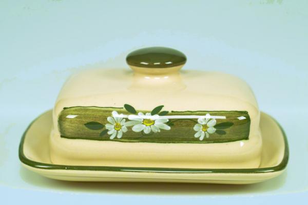 Butterdose Dekor Margueritenblume