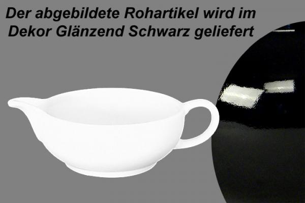 Butterpfännchen glänzend schwarz