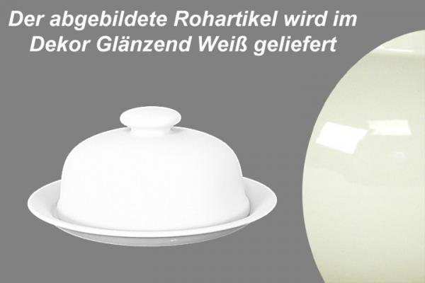 Camembertdose glänzend weiß