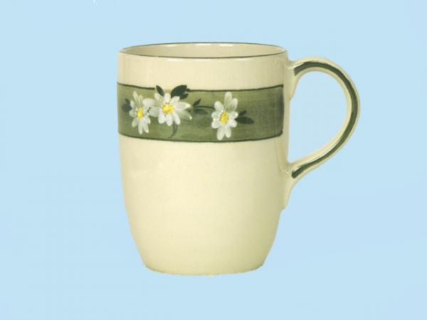 Cappuccinotasse Dekor Margueritenblume