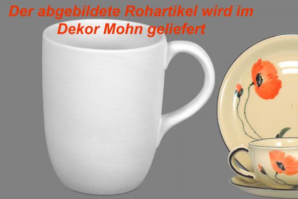 Cappuccinotasse Mohn