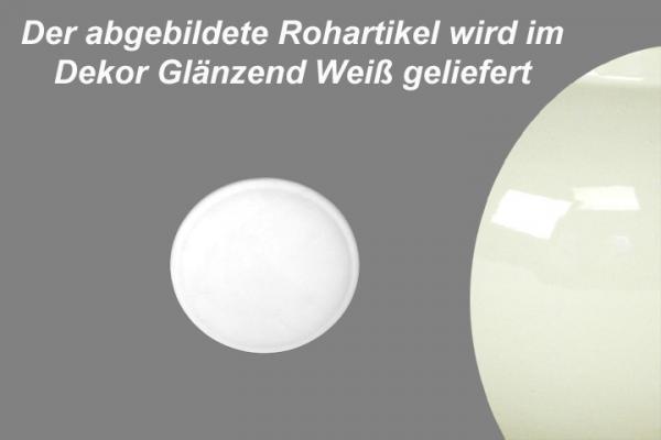 Sieb/Deckel glänzend weiß