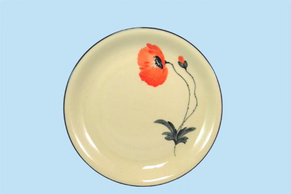 Dessertteller 19 Mohn