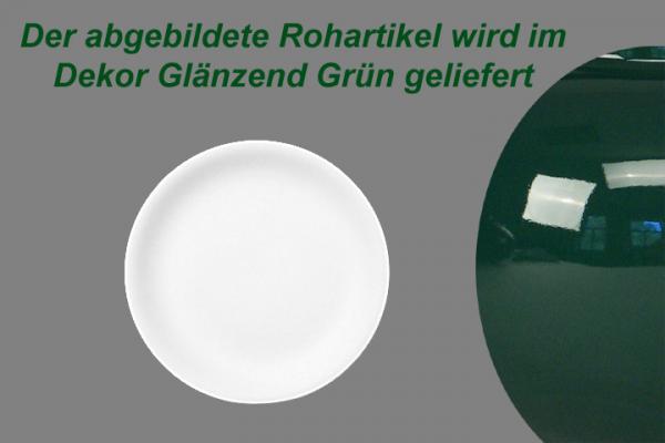 Dessertteller 19 glänzend grün