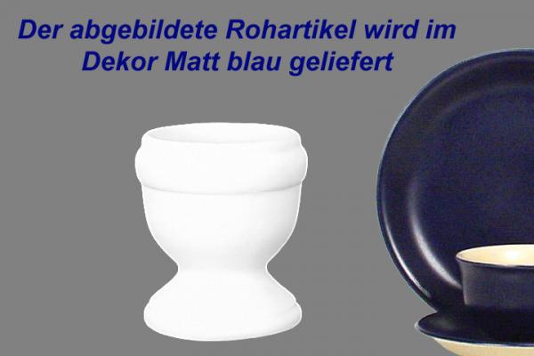 Eierbecher matt blau