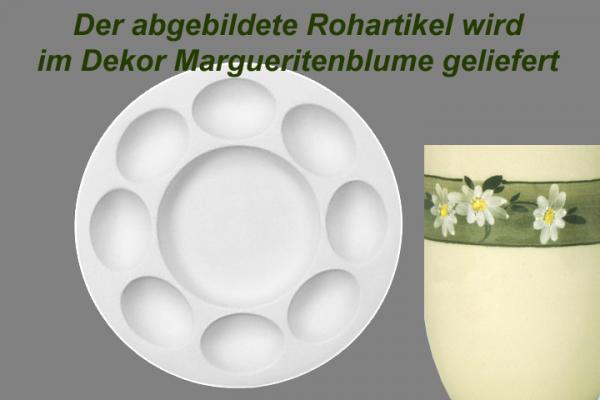 Eierteller Dekor Margueritenblume