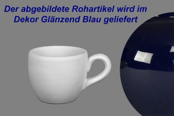 Espresso-Tasse glänzend blau