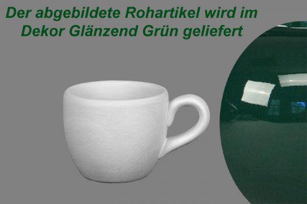 Espresso-Tasse glänzend grün