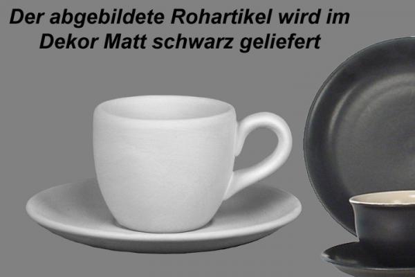 Espresso komplett matt schwarz