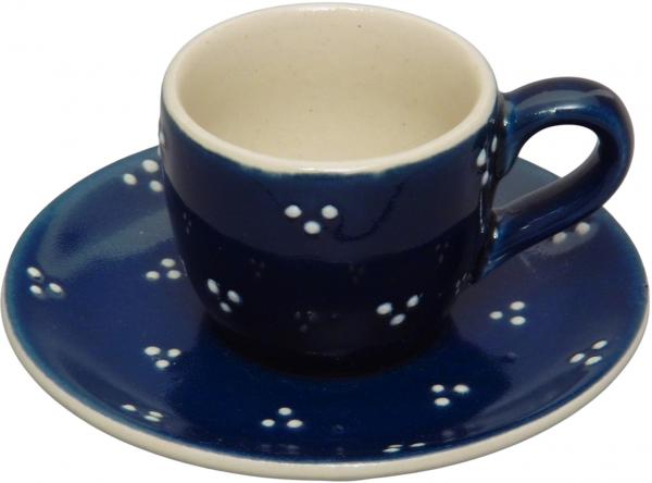 Espresso komplett blau 3 Punkt