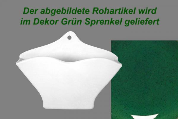 Kaffeefilterhalter grün Sprenkel