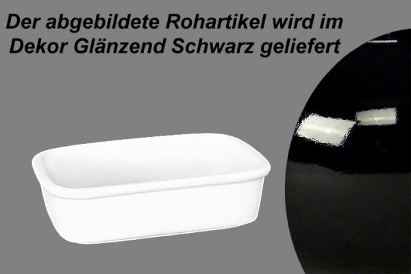 Fischbüchse 12,5 x 8 glänzend schwarz