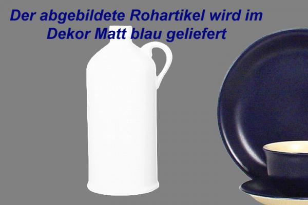 Flasche 0,5 matt blau