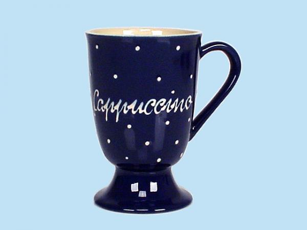 Cup with font Blue 1 point