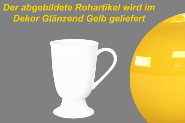 Fußtasse glänzend gelb