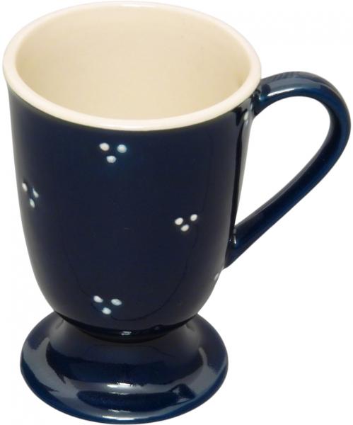 Fußtasse blau 3 Punkt