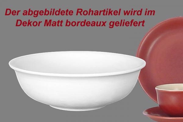 Gemüseschüssel 24 matt bordeaux