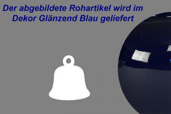 Glocke 5,0cm glänzend blau