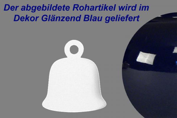 Glocke groß glänzend blau