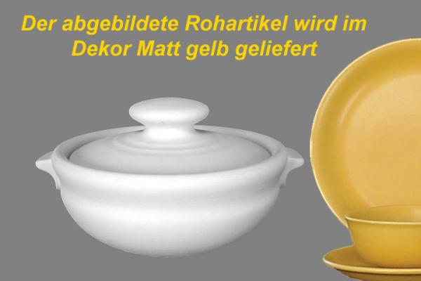 Gurkentopf matt gelb