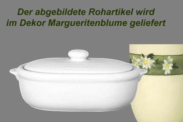 Heringstopf Dekor Margueritenblume