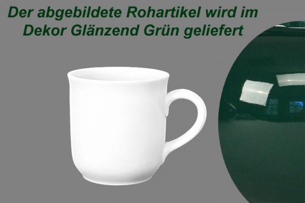 Kaffeebecher glänzend grün