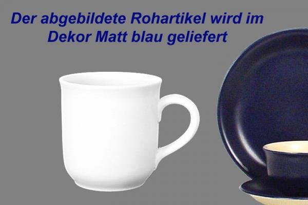 Kaffeebecher matt blau