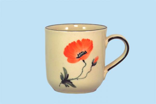 Kaffeebecher Mohn