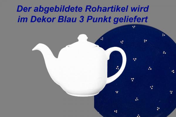 Kaffeekanne 0,4 l blau 3 Punkt