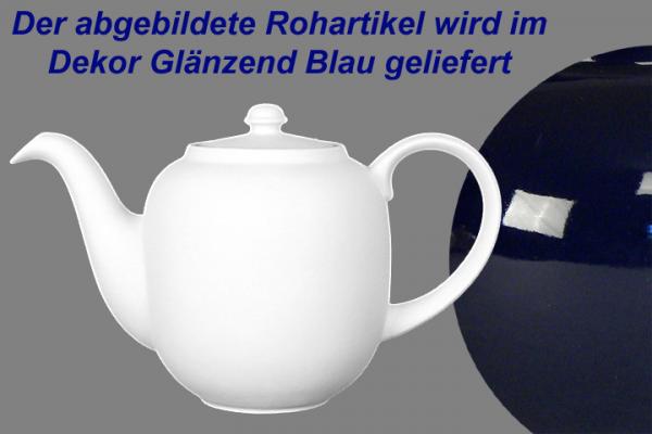 Kaffeekanne 1,3 Liter glänzend blau