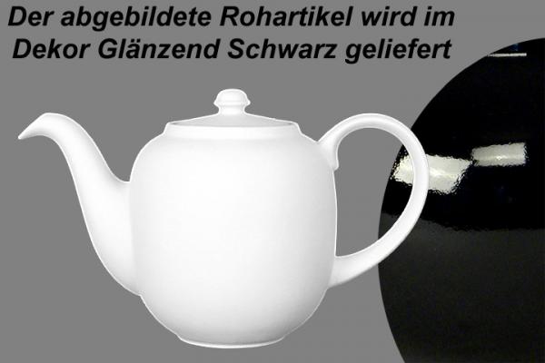 Kaffeekanne 0,9 l glänzend schwarz