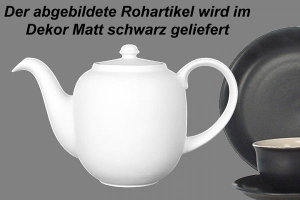 Kaffeekanne 1,3 Liter matt schwarz